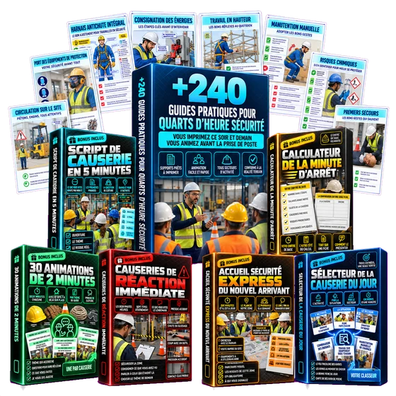 Guides Pratiques pour Quarts d’Heure Sécurité et les six bonus